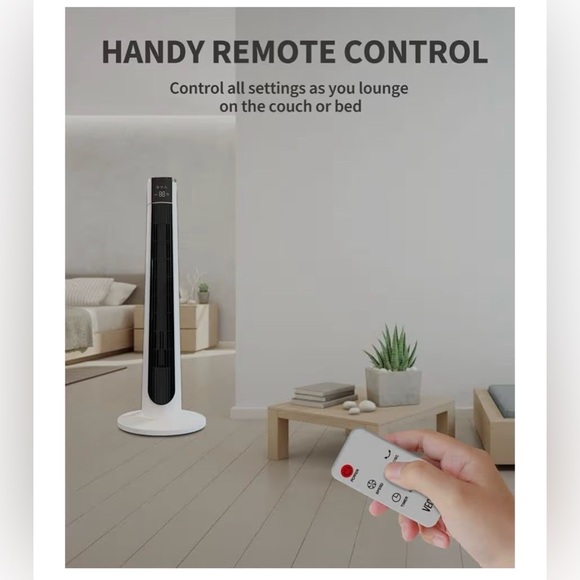 VEOHAUT Tower Fan - Oscillating Fan with Remote - Picture 4 of 12